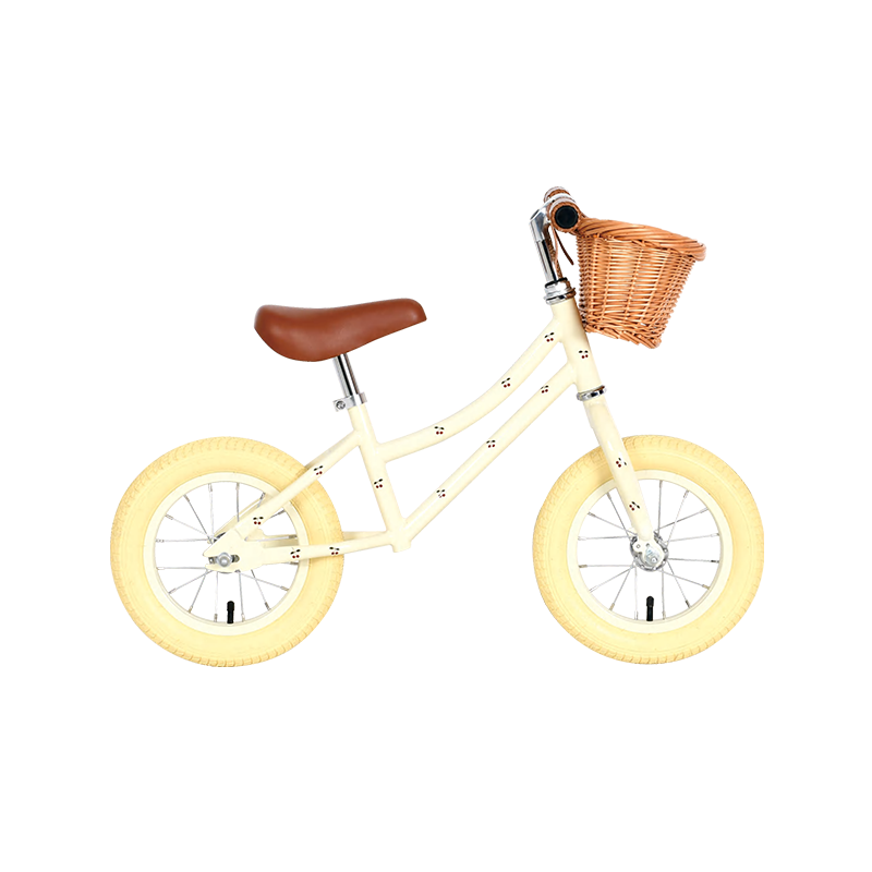 Hyb-007 12 "Ang mga labis na gulong na gulong anti-slip handlebars bata balanse ng bisikleta na may basket na angkop para sa edad na 4-8