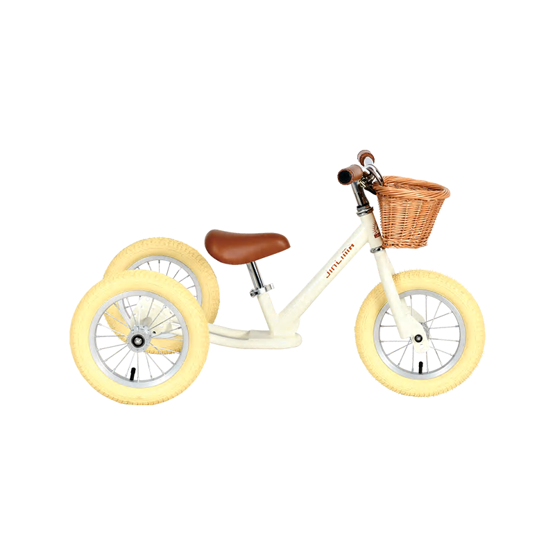 HyB-003 12 "Green at Dilaw Walang Pedals Flexible Balance Bike